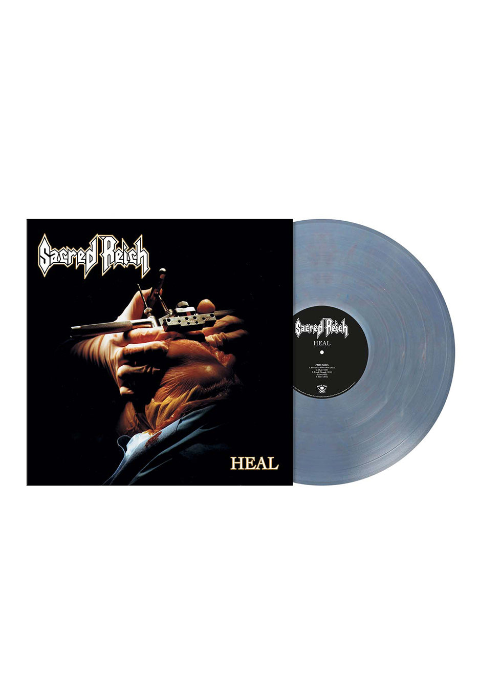 Sacred Reich - Heal (Re-Issue + Bonus Track) Ltd. Transparent Steel Blue - Marbled Vinyl | Neutral-Image