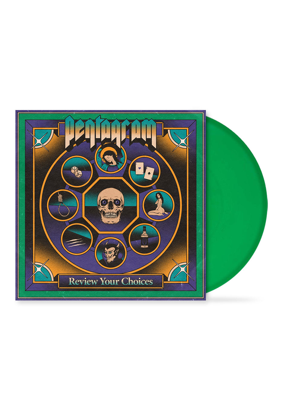 Pentagram - Review Your Choices Ltd. Neon Green  - Colored Vinyl | Neutral-Image