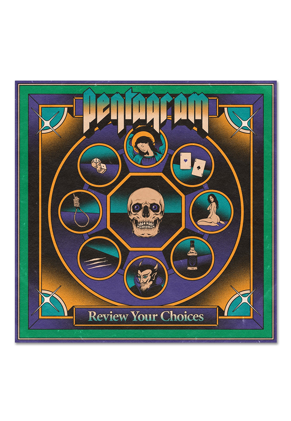 Pentagram - Review Your Choices Ltd. Neon Green  - Colored Vinyl | Neutral-Image