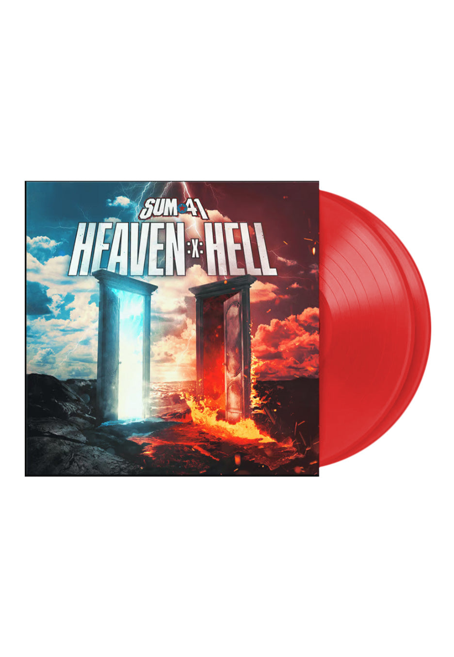 Sum 41 - Heaven :x: Hell Ltd. Red - Colored 2 Vinyl | Neutral-Image