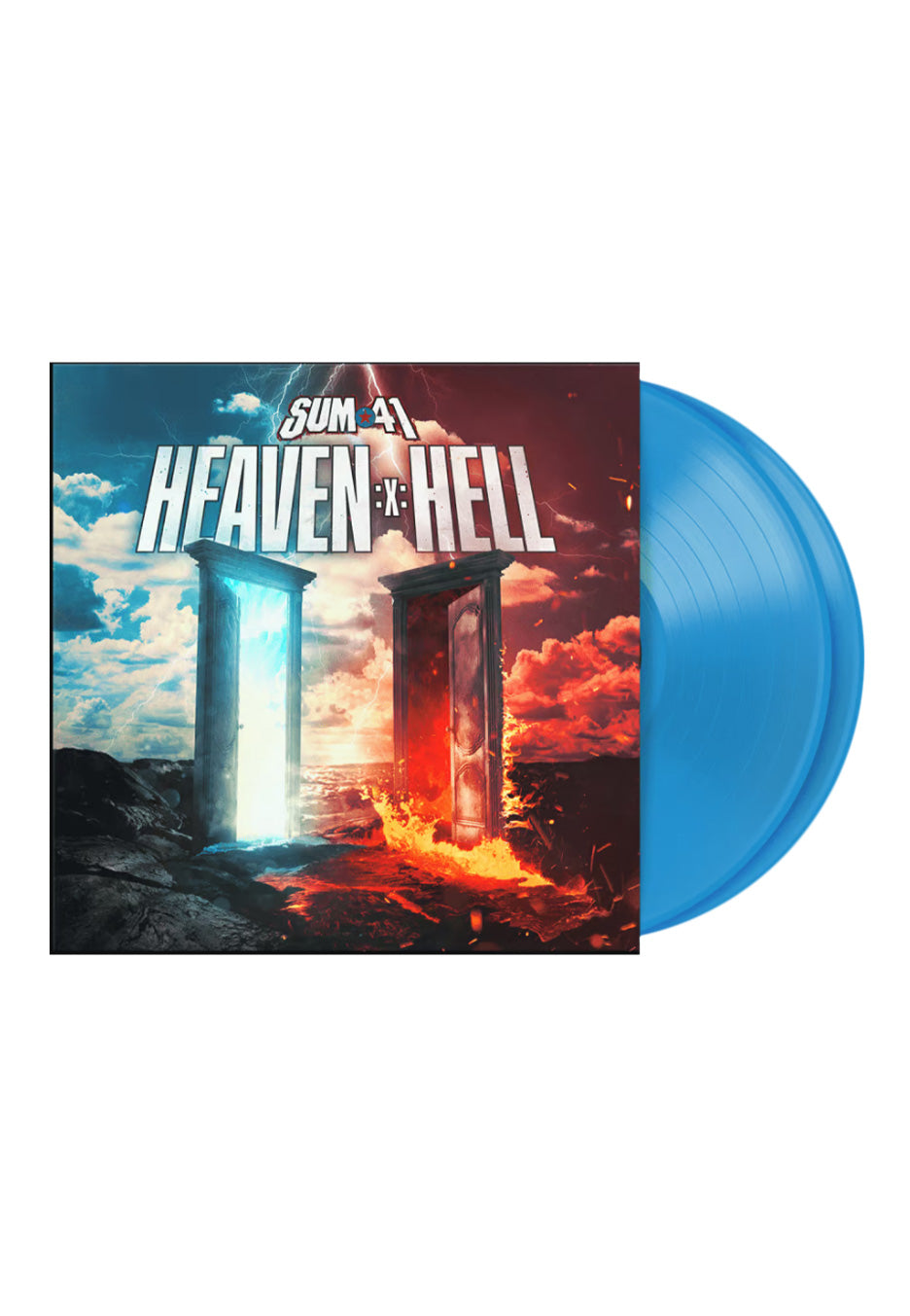 Sum 41 - Heaven :x: Hell Ltd. Blue - Colored 2 Vinyl | Neutral-Image