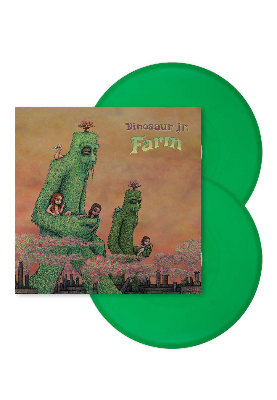 Dinosaur Jr. - Farm (15th Anniversary) Ltd. Lime Green - Colored 2 Vinyl | Neutral-Image