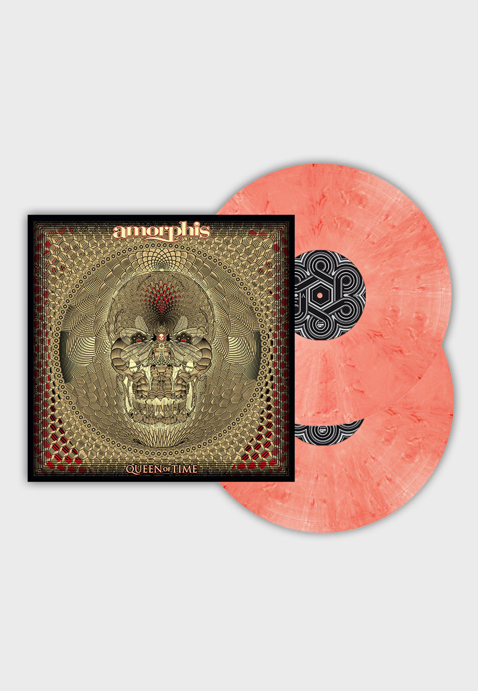 Amorphis - Queen Of Time Ltd. Red/White - Marbled 2 Vinyl | Neutral-Image