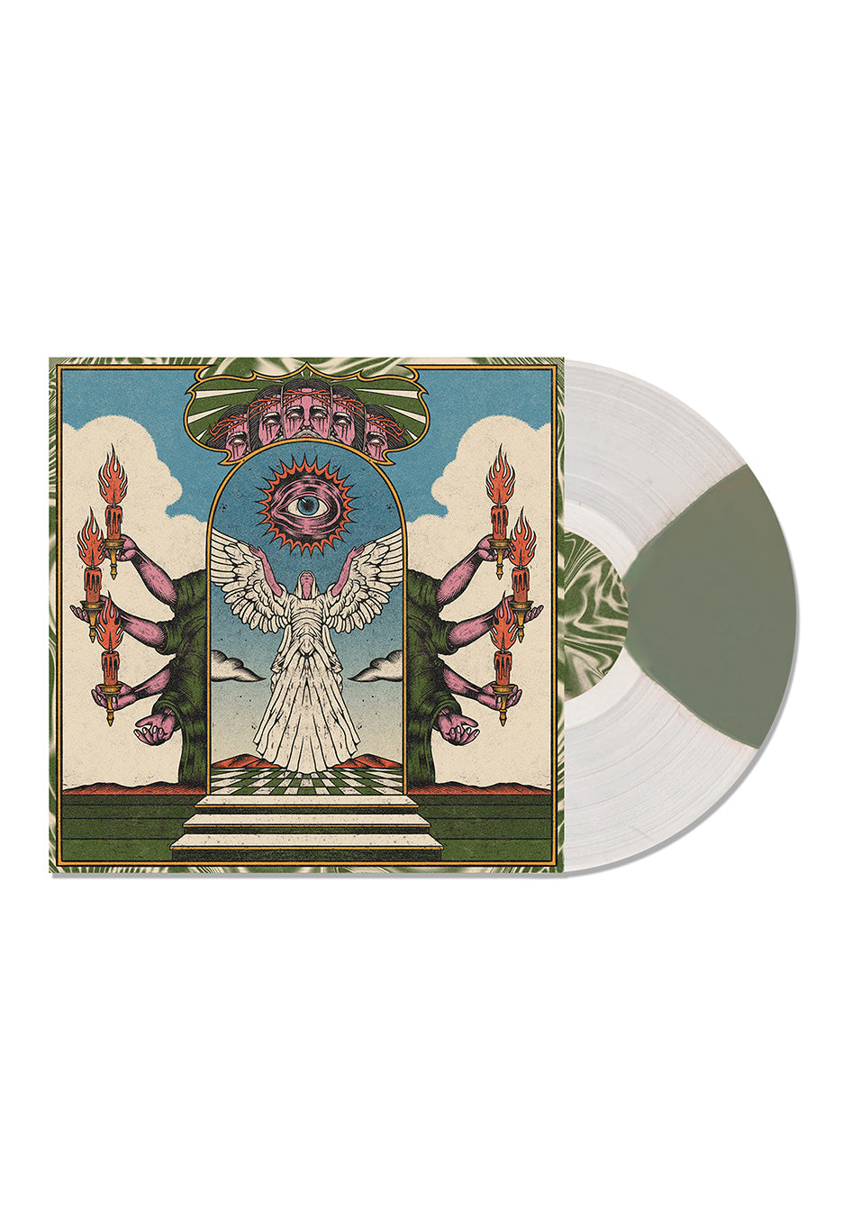 Trash Boat - Heaven Can Wait Moon Phase (Cream w/ Green) - Colored Vinyl | Neutral-Image