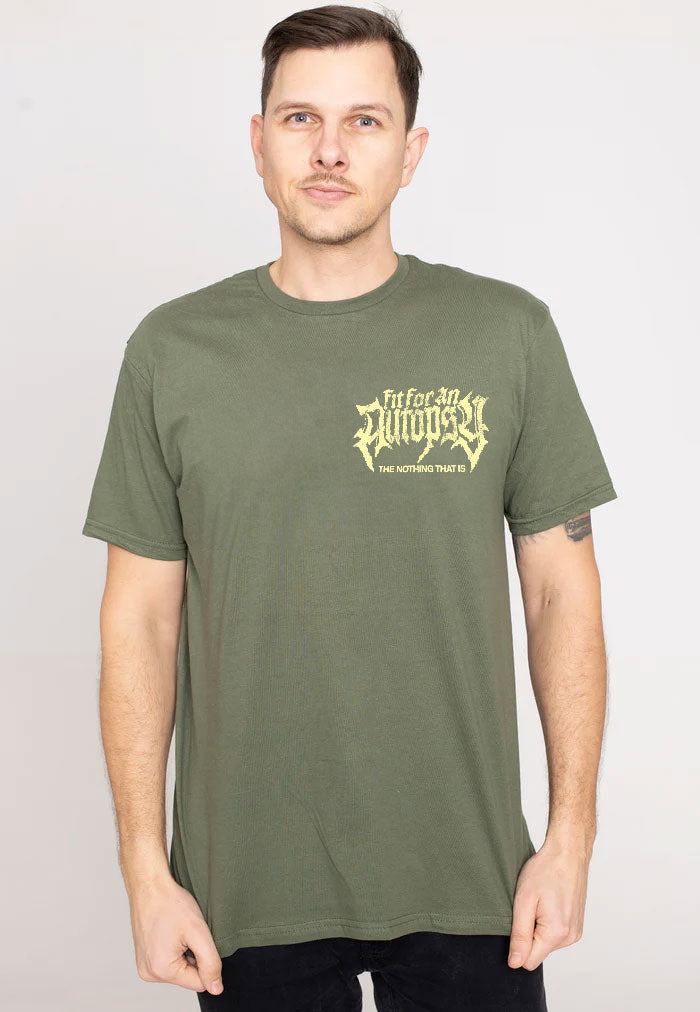 Fit For An Autopsy - Hostage Military Green - T-Shirt | Men-Image