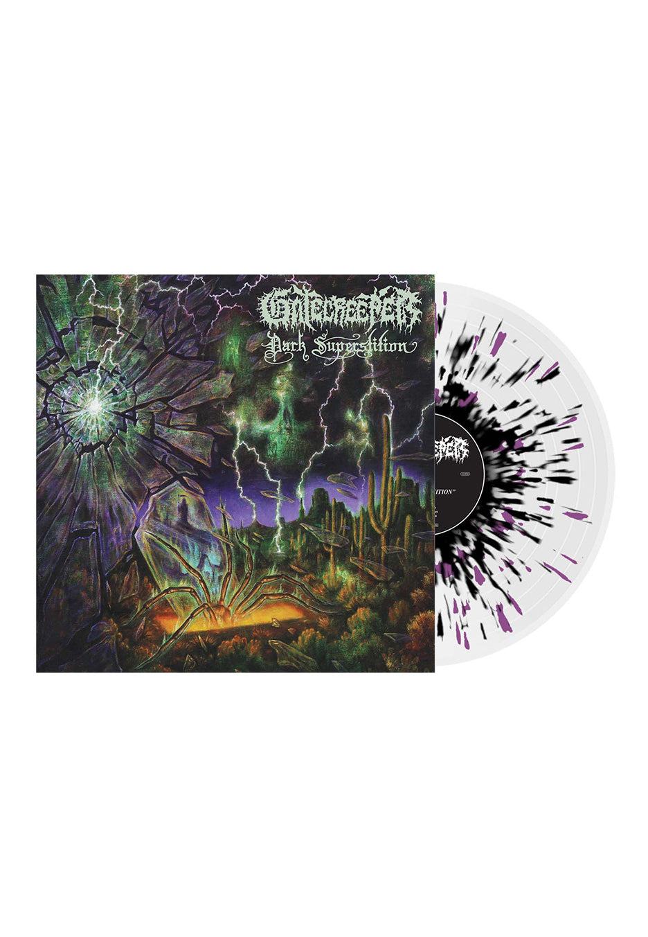 Gatecreeper - Dark Superstition Ltd. Clear/Black/ Purple - Splatter Vinyl | Neutral-Image