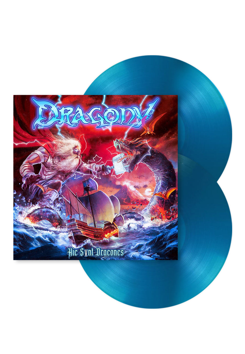 Dragony - Hic Svnt Dracones Ltd. Aquamarine - Colored 2 Vinyl | Neutral-Image