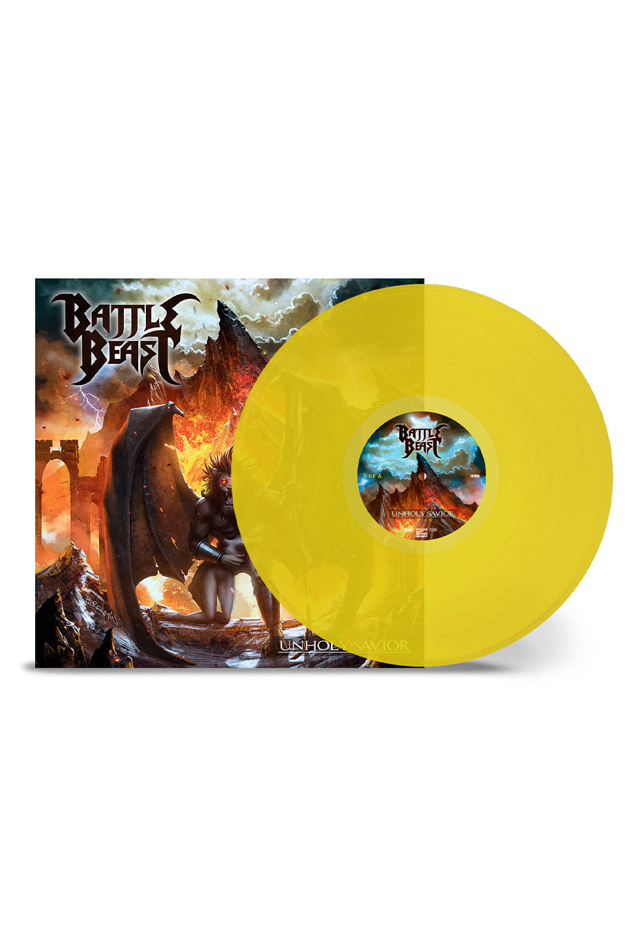 Battle Beast - Unholy Savior Ltd. Transparent Yellow - Colored Vinyl | Neutral-Image