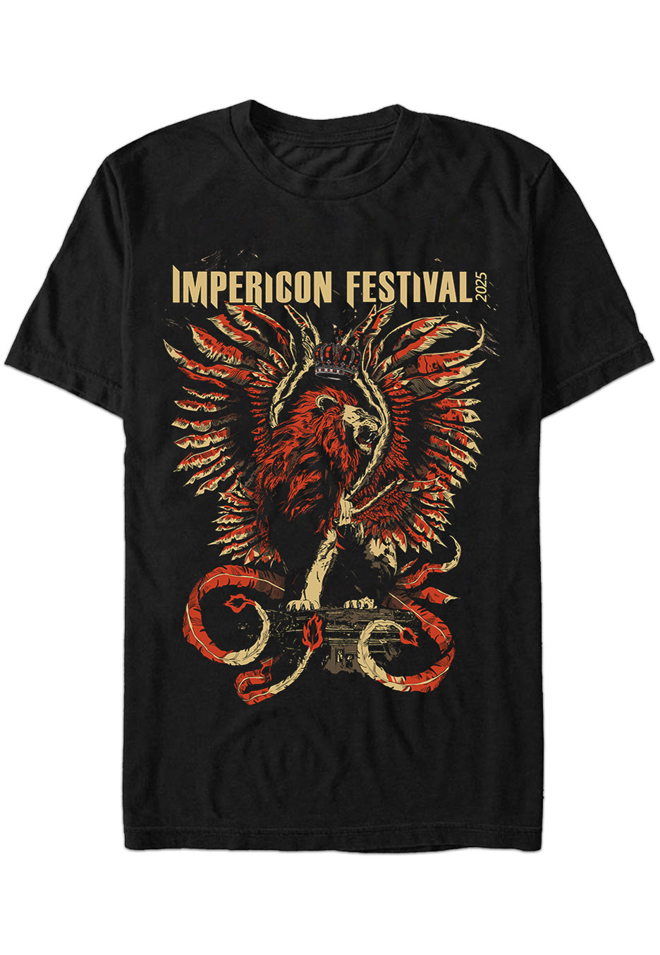 Impericon Festival Leipzig - 27/28.06.2025 20 Years Impericon Black Metal Logo Hoodie Deluxe - Special Ticket