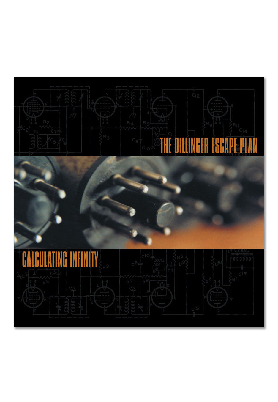 The Dillinger Escape Plan - Calculating Infinity Ltd. Orange/Silver/Black - Splatter Vinyl | Neutral-Image