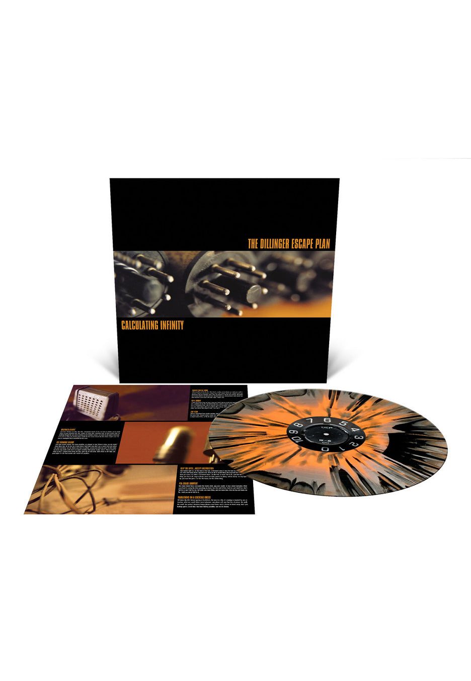 The Dillinger Escape Plan - Calculating Infinity Ltd. Orange/Silver/Black - Splatter Vinyl | Neutral-Image