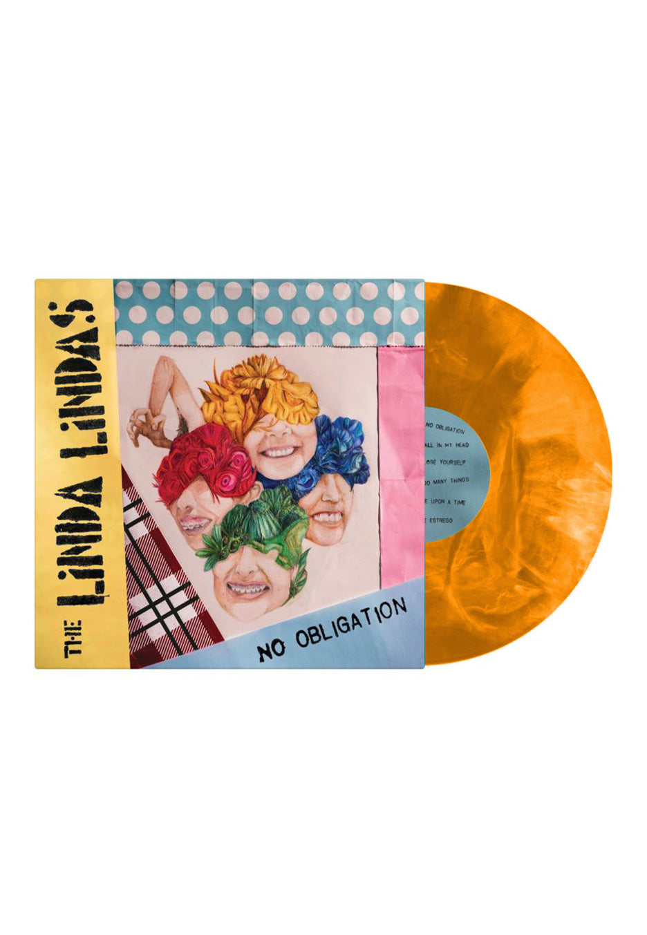 The Linda Lindas - No Obligation Ltd. Orange Galaxy - Colored Vinyl | Neutral-Image