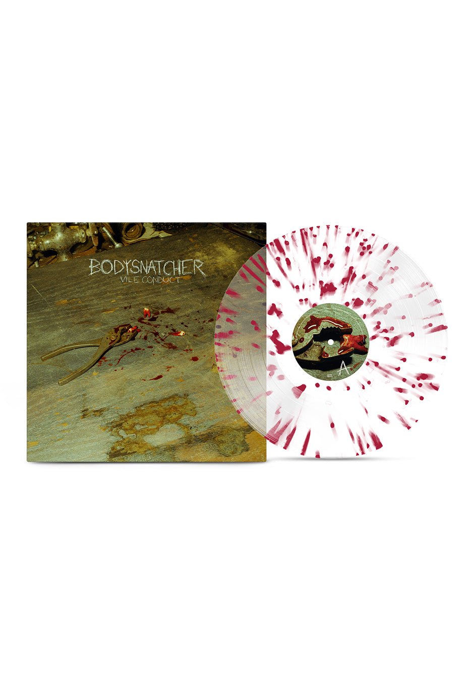 Bodysnatcher - Vile Conduct Ltd. Blood Splatter - Colored Vinyl | Neutral-Image