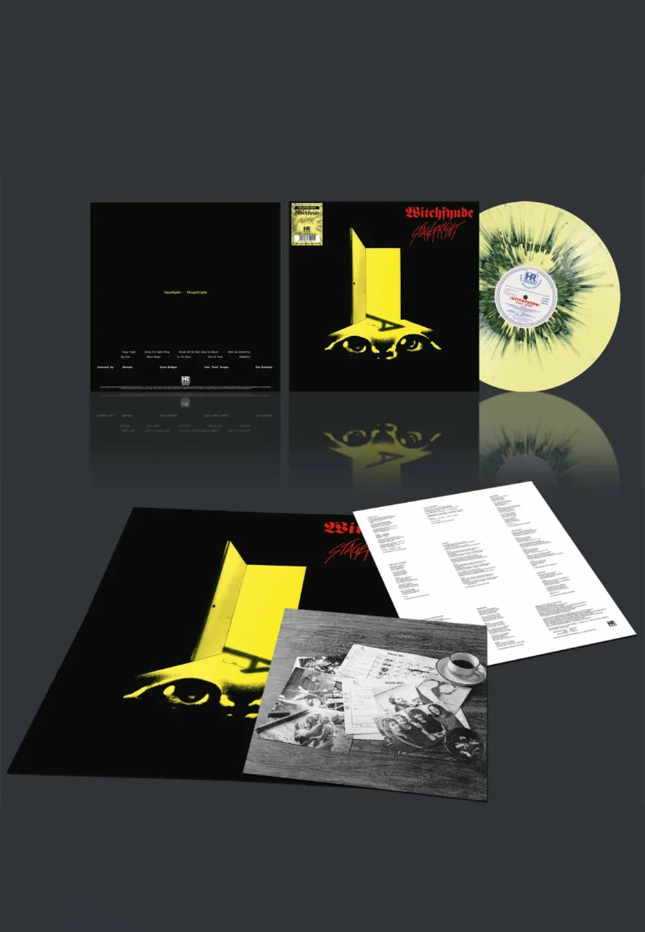 Witchfynde - Stagefright Ltd. Yellow/Black - Splatter Vinyl | Neutral-Image