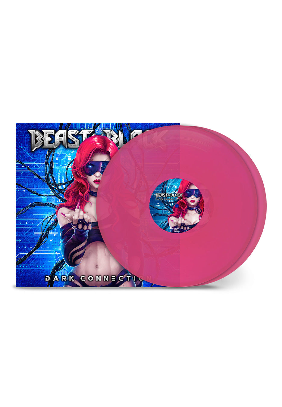 Beast In Black - Dark Connection Ltd. Transparent Magenta - Colored 2 Vinyl | Neutral-Image