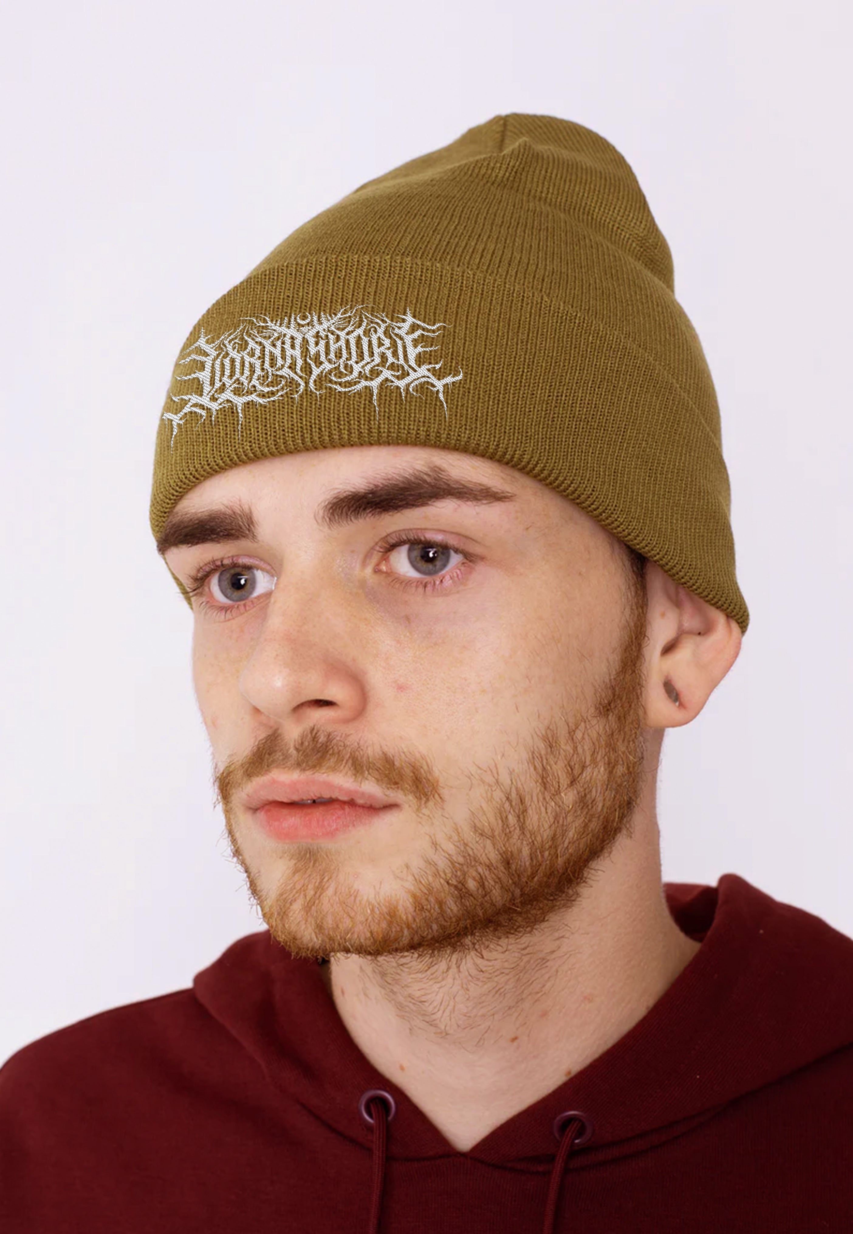 Lorna Shore - Logo Caramel Brown - Beanie | Neutral-Image