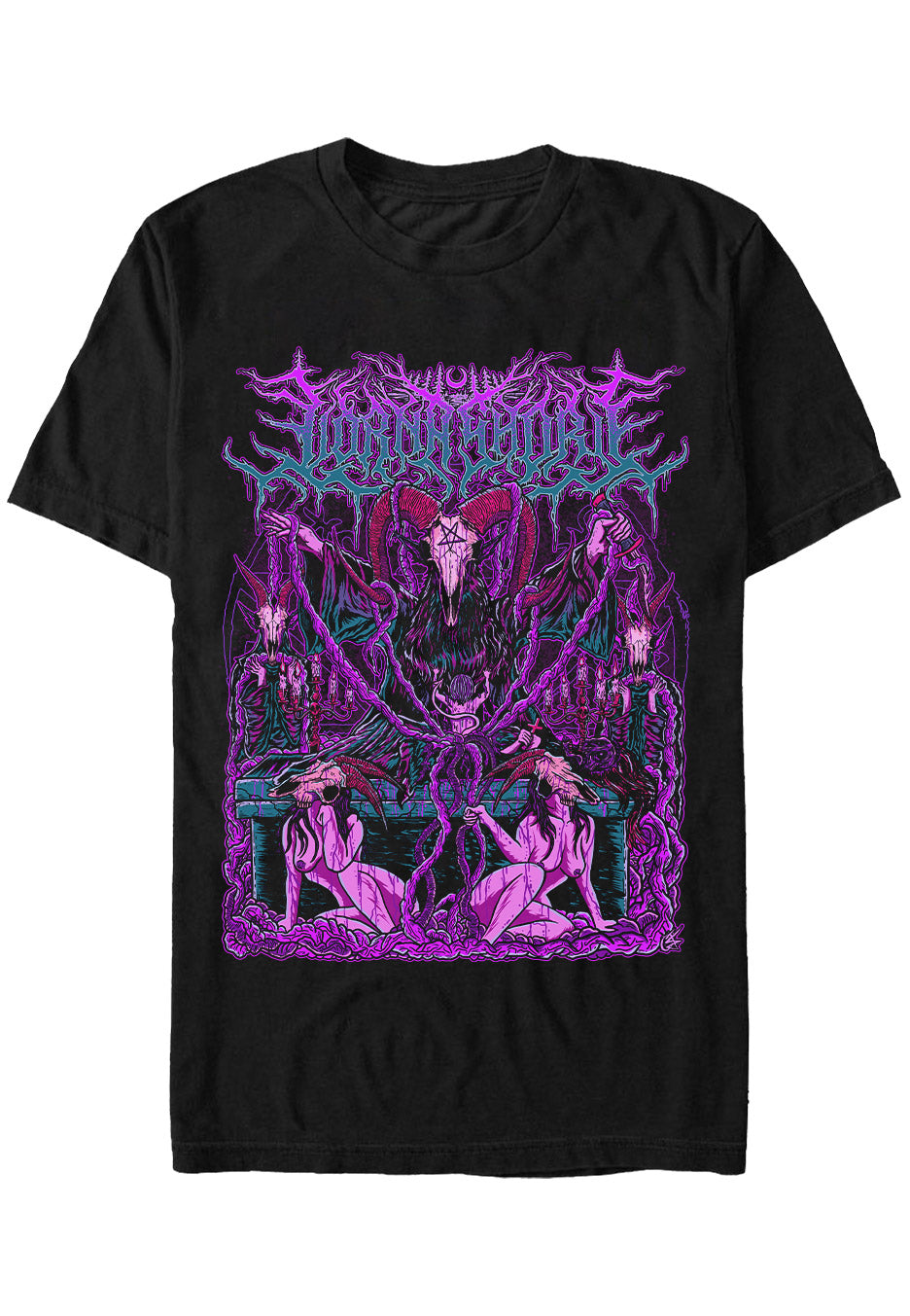 Lorna Shore - Pink Goat - T-Shirt | Neutral-Image