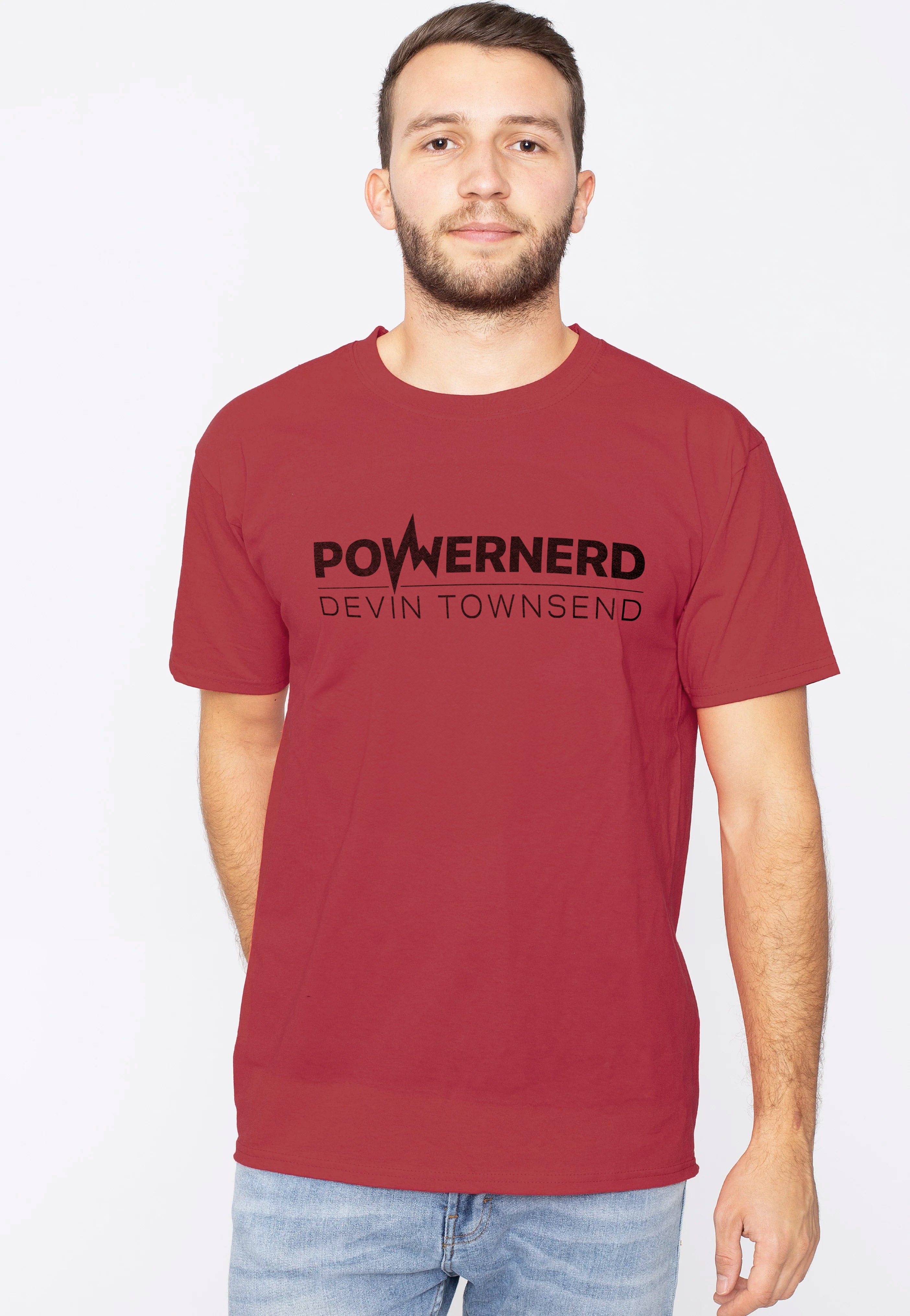 Devin Townsend - Powernerd Logo Red - T-Shirt | Men-Image