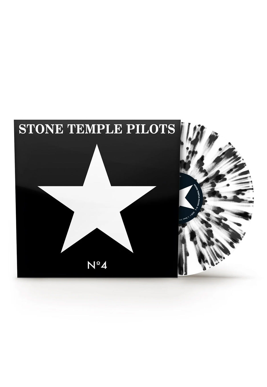 Stone Temple Pilots - No. 4 Ltd. White w/ Black - Splattered Vinyl | Neutral-Image