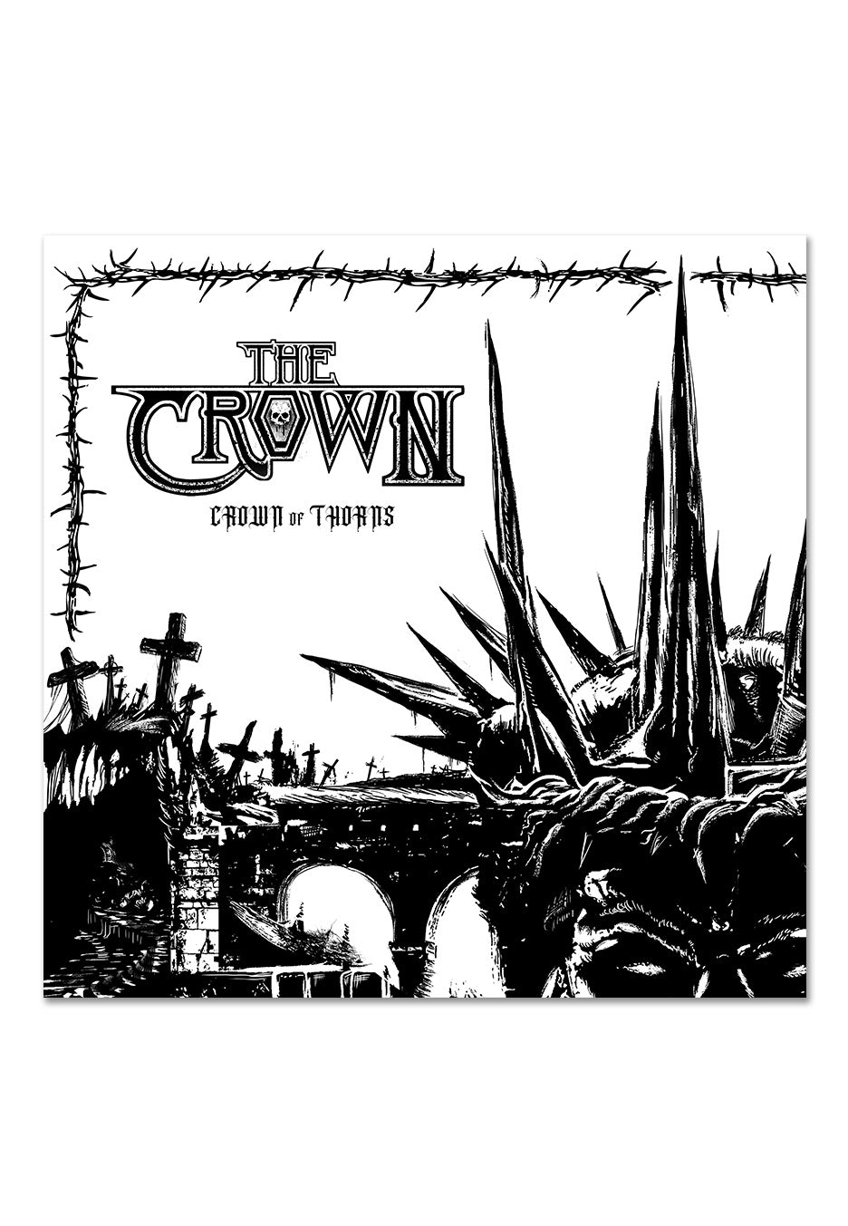 The Crown - Crown Of Thorns Ltd. White Blackdust - Colored Vinyl | Neutral-Image