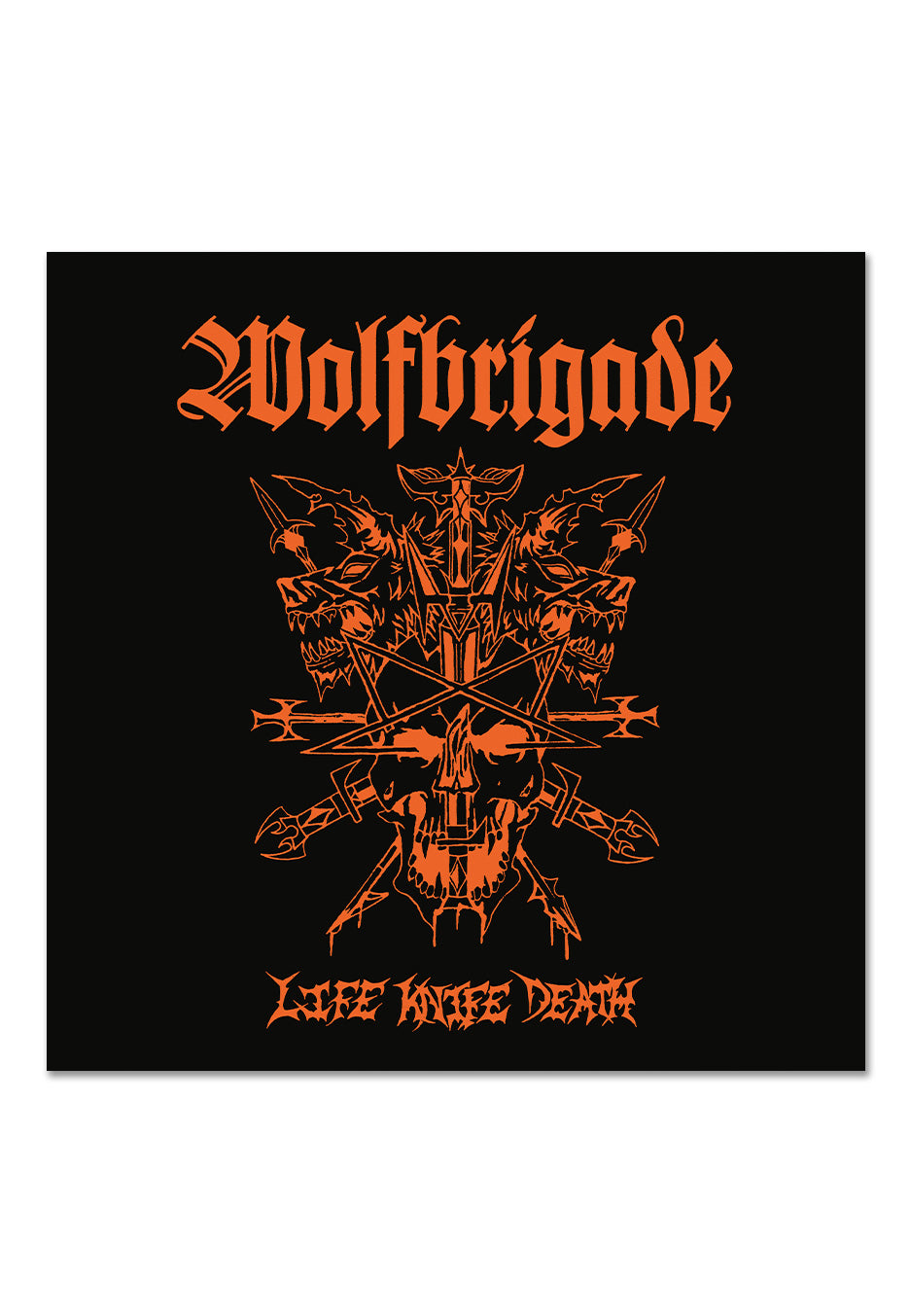 Wolfbrigade - Life Knife Death Orange - Marbled Vinyl | Neutral-Image