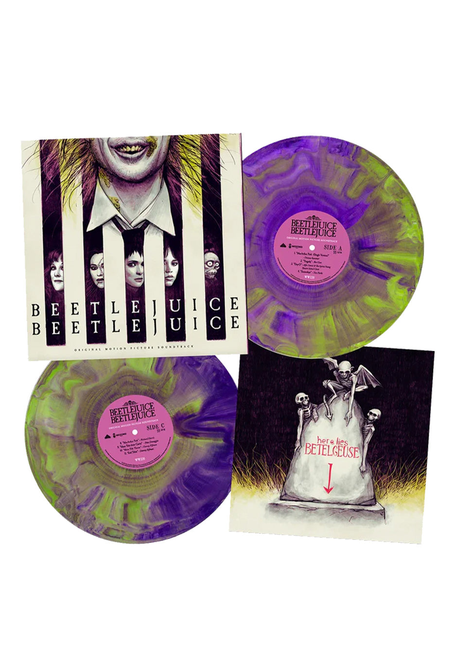 Beetlejuice - Beetlejuice Beetlejuice OST Ltd. Lime Green/Purple - Colored 2 Vinyl | Neutral-Image