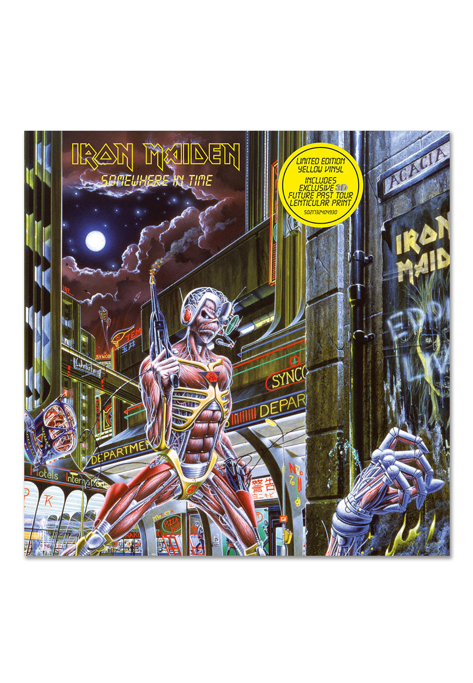 Iron Maiden - Somewhere In Time Ltd. Yellow - Colored Vinyl + Tour Lenticular | Neutral-Image