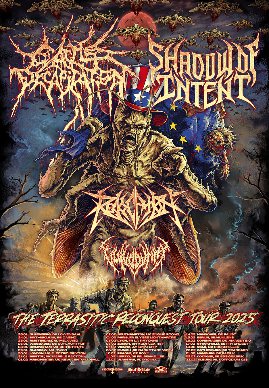 Cattle Decapitation + Shadow Of Intent - 11.02.2025 Leipzig - Ticket | Neutral-Image