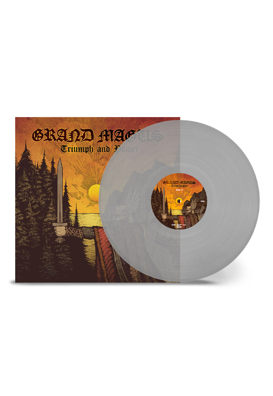 Grand Magus - Triumph And Power (10th Anniversary) Ltd. Transparent Crystal - Colored Vinyl | Neutral-Image