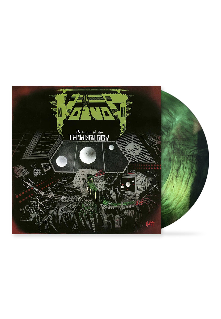 Voivod - Killing Technology Ltd. Black/Neon Green Galaxy - Colored Vinyl | Neutral-Image