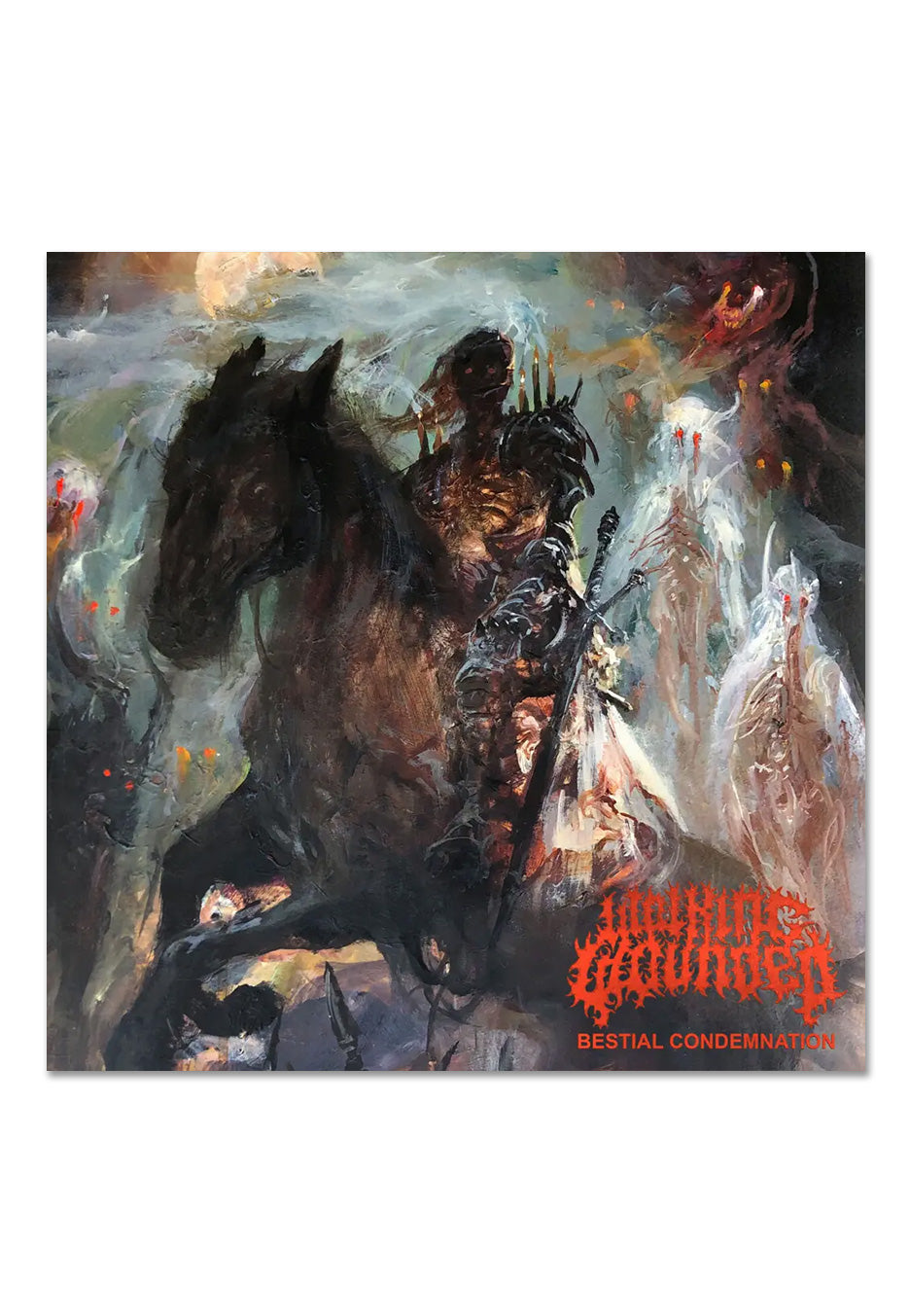 Walking Wounded - Bestial Condemnation Ltd. Custom Amber - Marbled Vinyl | Neutral-Image