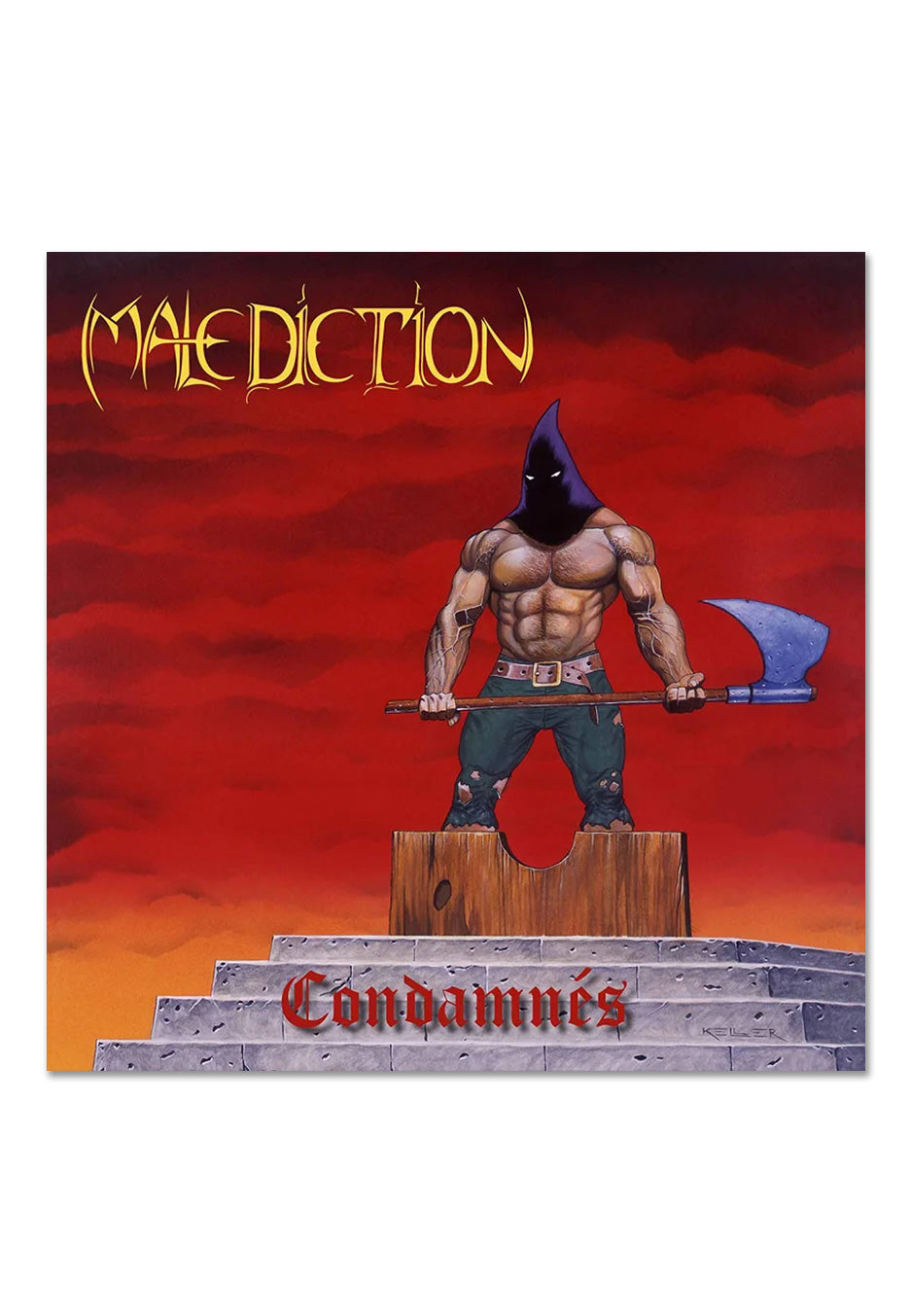 Malediction - Condamnés Ltd. Red/Yellow - Splattered Vinyl | Neutral-Image