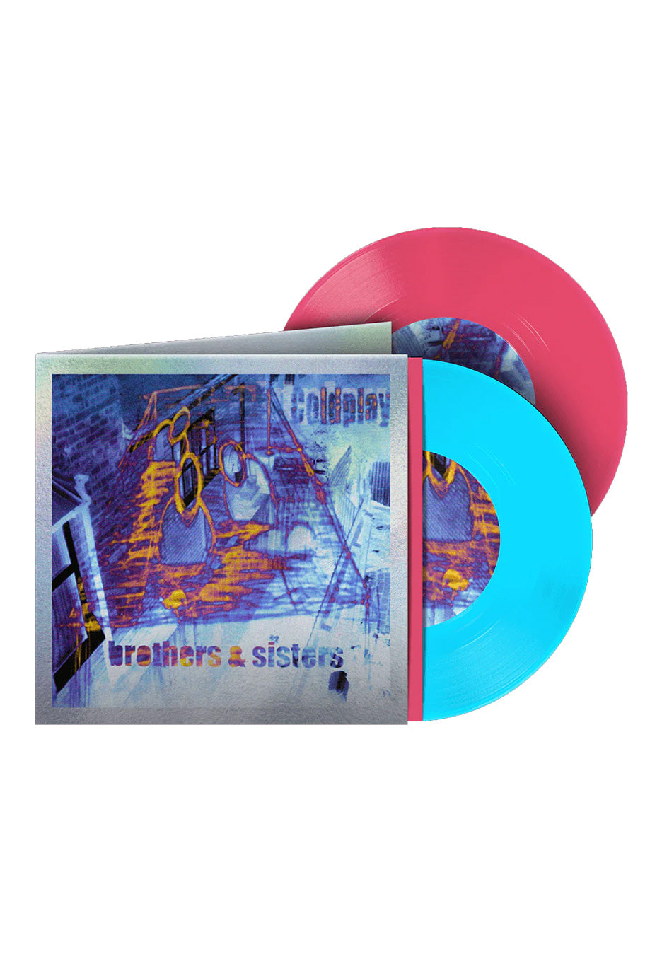 Coldplay - Brothers & Sister EP (25th Anniversary) Blue & Pink - 2 Colored 7 Inch | Neutral-Image