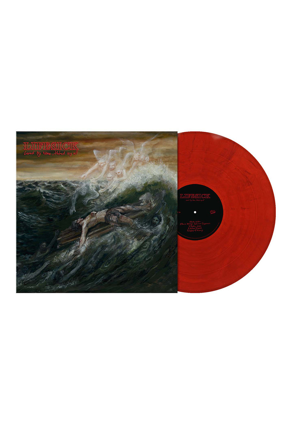 Lifesick - Loved By None, Hated By All Crimson Red - Marbled Vinyl | Neutral-Image