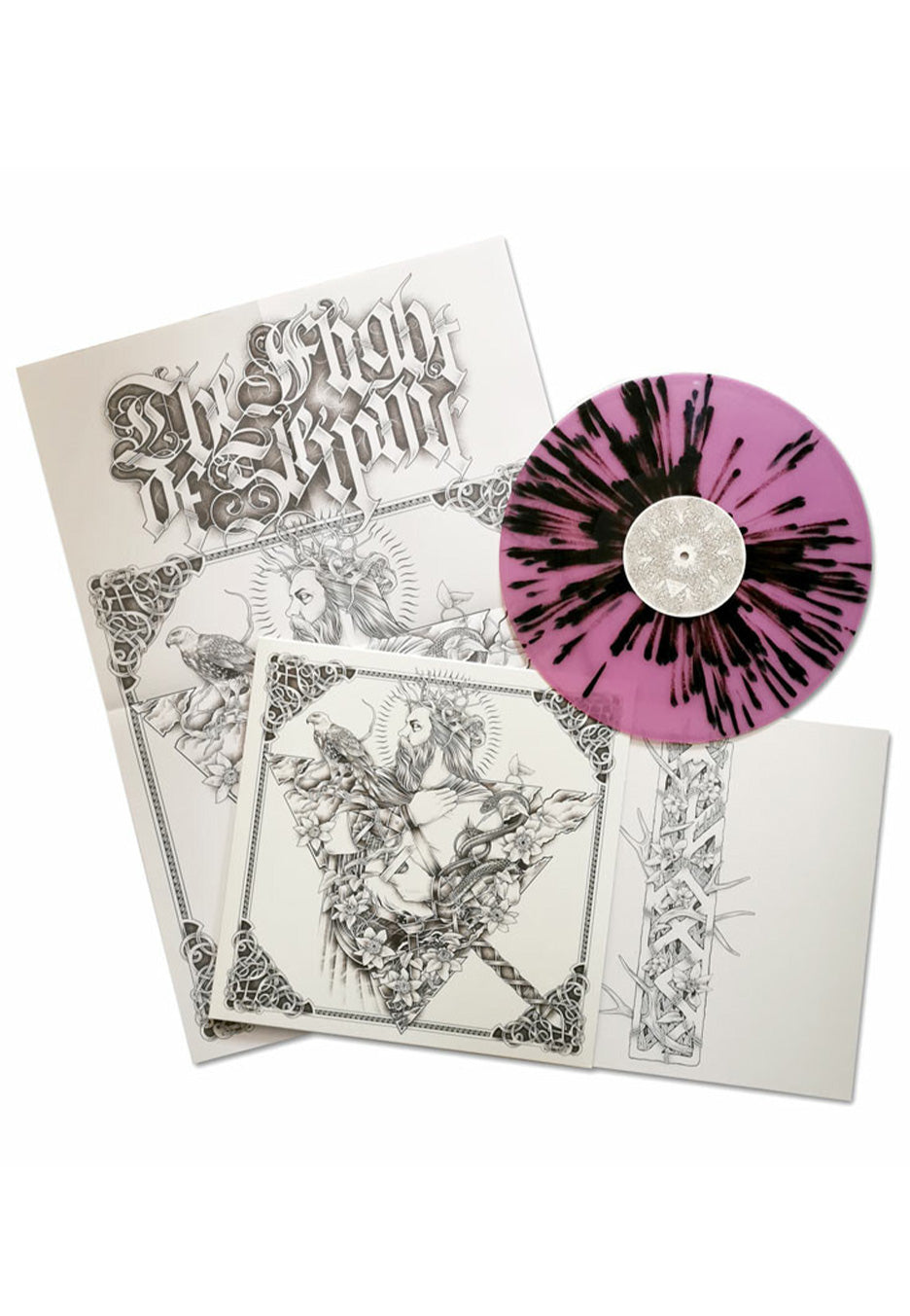 The Flight Of Sleipnir - Nature's Cadence Pink w/ Black - Splattered Vinyl | Neutral-Image