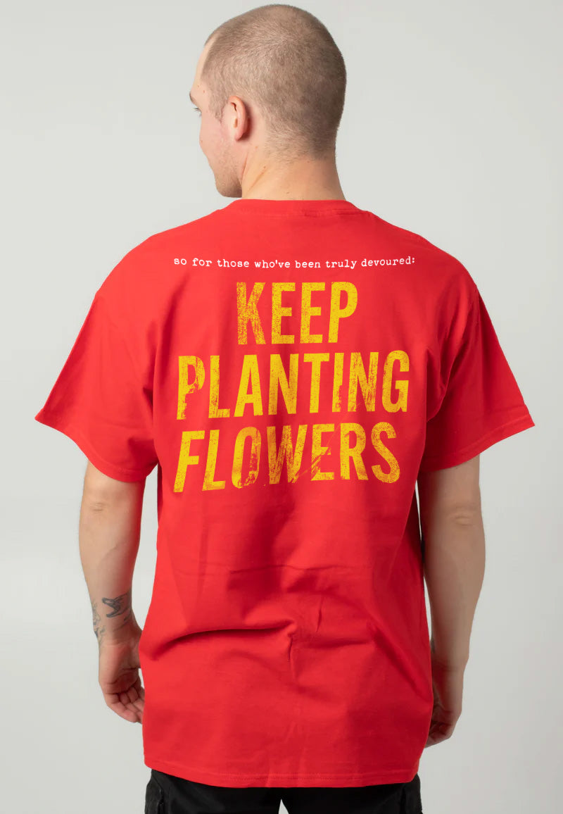 Stick To Your Guns - Keep Planting Globe Fire Red - T-Shirt | Men-Image