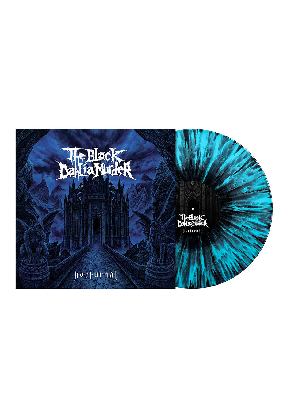 The Black Dahlia Murder - Nocturnal Ltd. Turquoise w/ Black - Splattered Vinyl | Neutral-Image