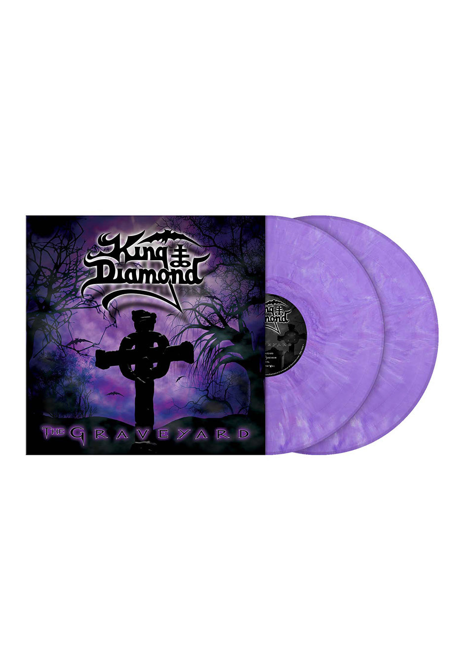 King Diamond - The Graveyard Purple/Red/White - Marbled 2 Vinyl | Neutral-Image