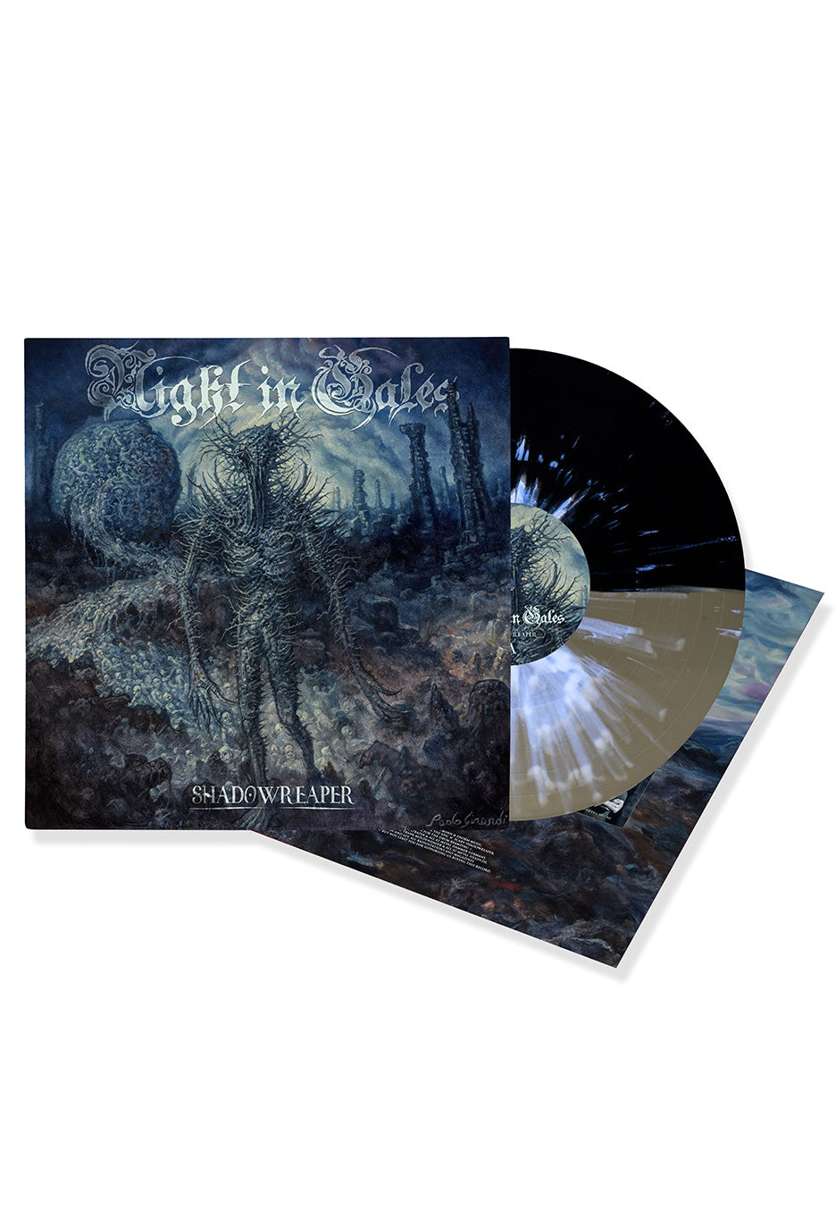 Night In Gales - Shadowreaper Ltd. Black/ Gold - Splattered Vinyl | Neutral-Image