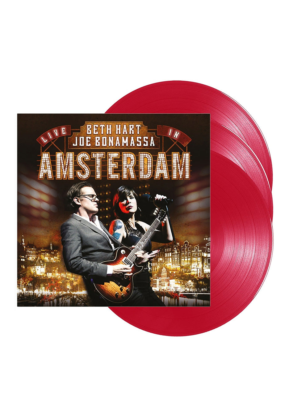 Beth Hart & Joe Bonamassa - Live In Amsterdam (10th Anniversary) Ltd. Red - Colored 3 Vinyl | Neutral-Image