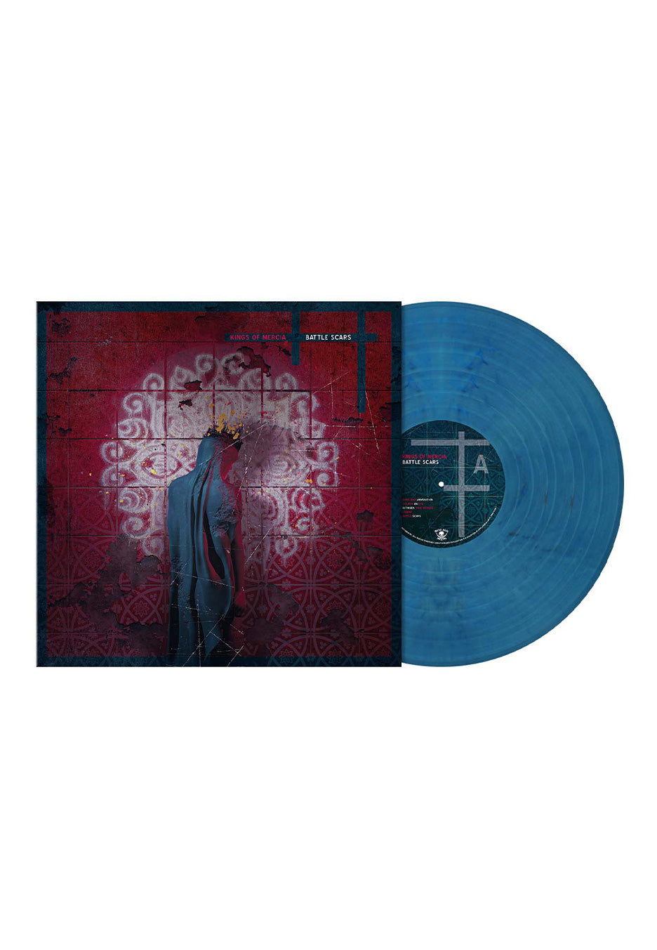 Kings Of Mercia - Battle Scars Clear Blue/Red - Marbled Vinyl | Neutral-Image