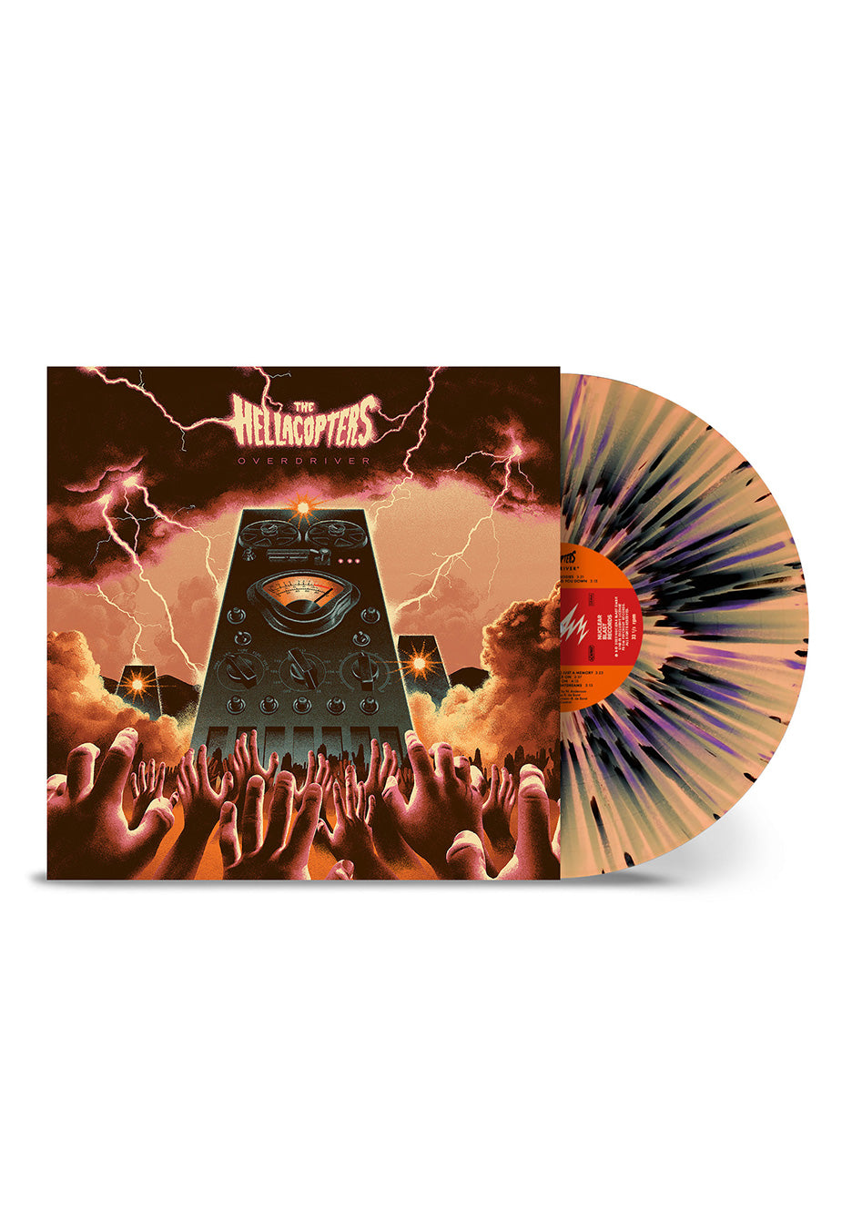 The Hellacopters - Overdriver Ltd. Apricot/ Purple/ Black Indie Exclusive - Splatter Vinyl | Neutral-Image