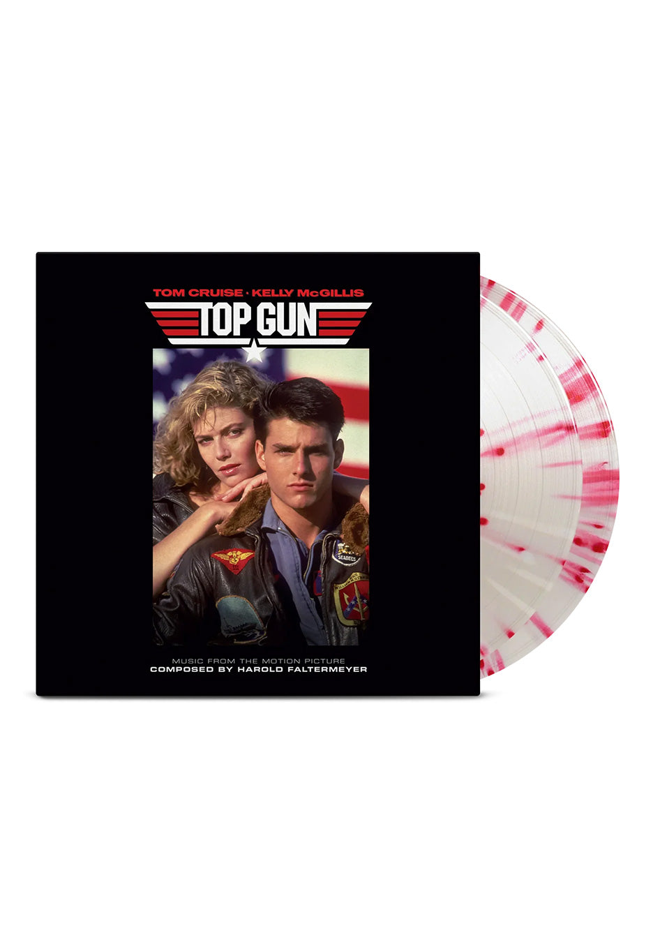 Top Gun - Top Gun OST (Harold Faltermeyer) Ltd. Clear w/ Pink - Splattered 2 Vinyl | Neutral-Image