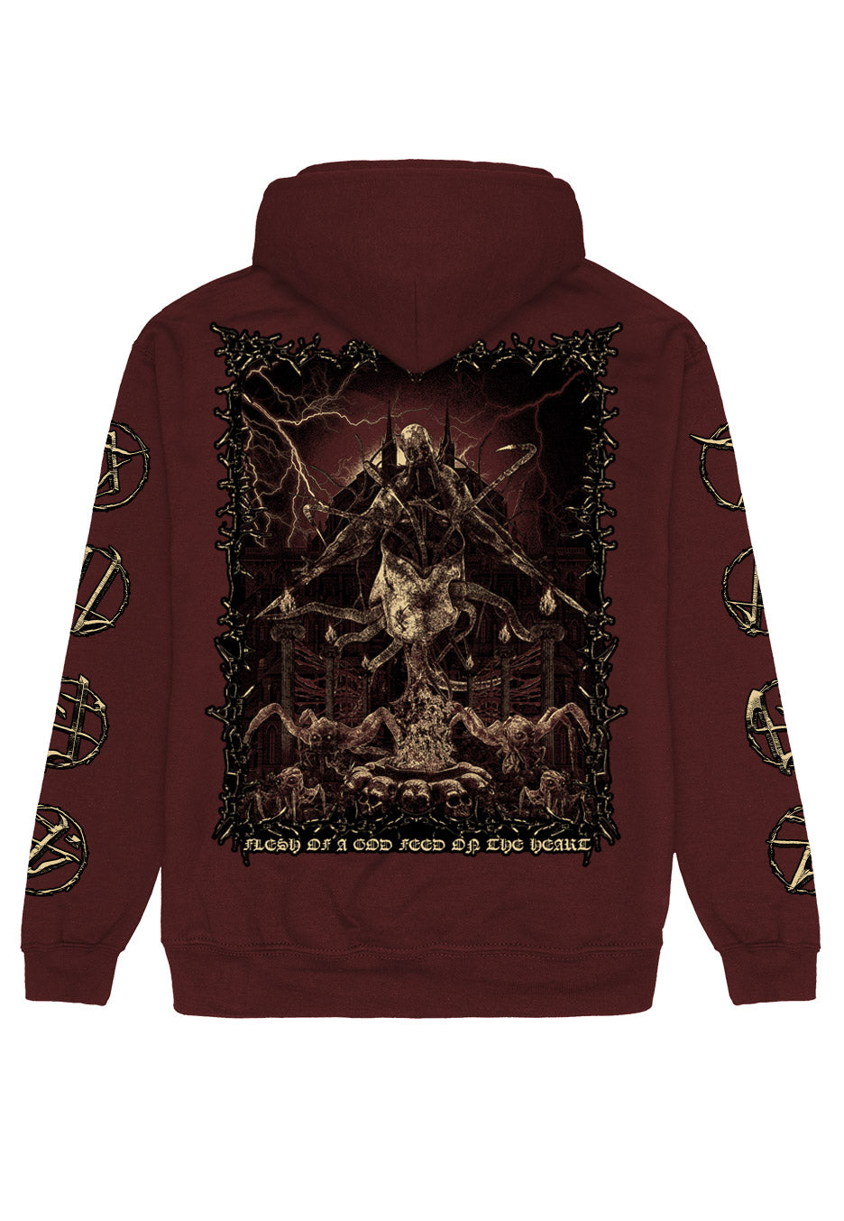 Enterprise Earth - Casket Of Rust Maroon - Hoodie | Neutral-Image