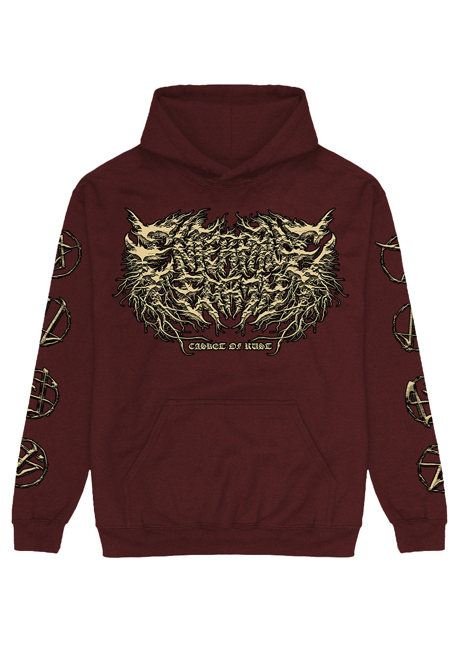 Enterprise Earth - Casket Of Rust Maroon - Hoodie | Neutral-Image