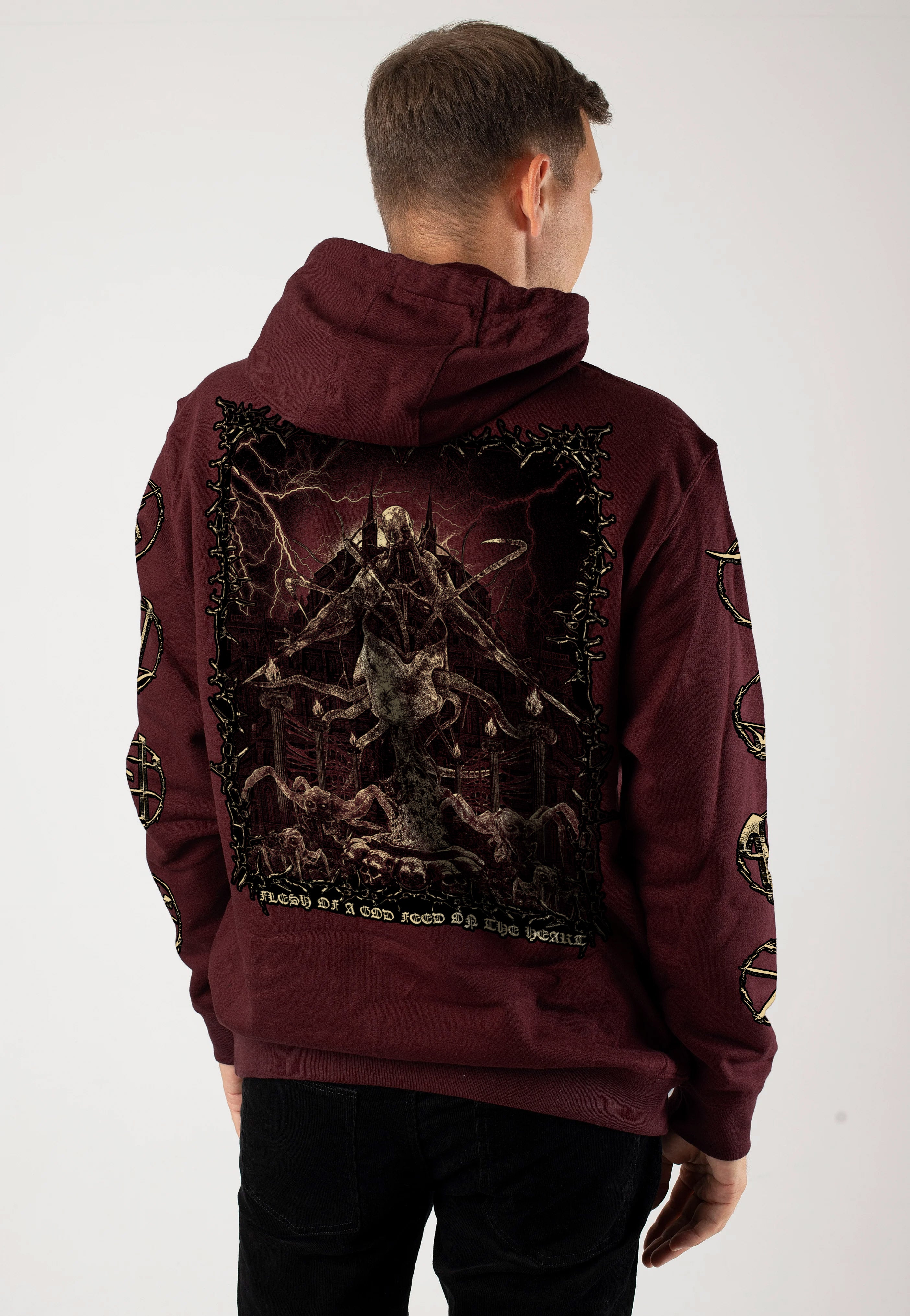 Enterprise Earth - Casket Of Rust Maroon - Hoodie | Men-Image