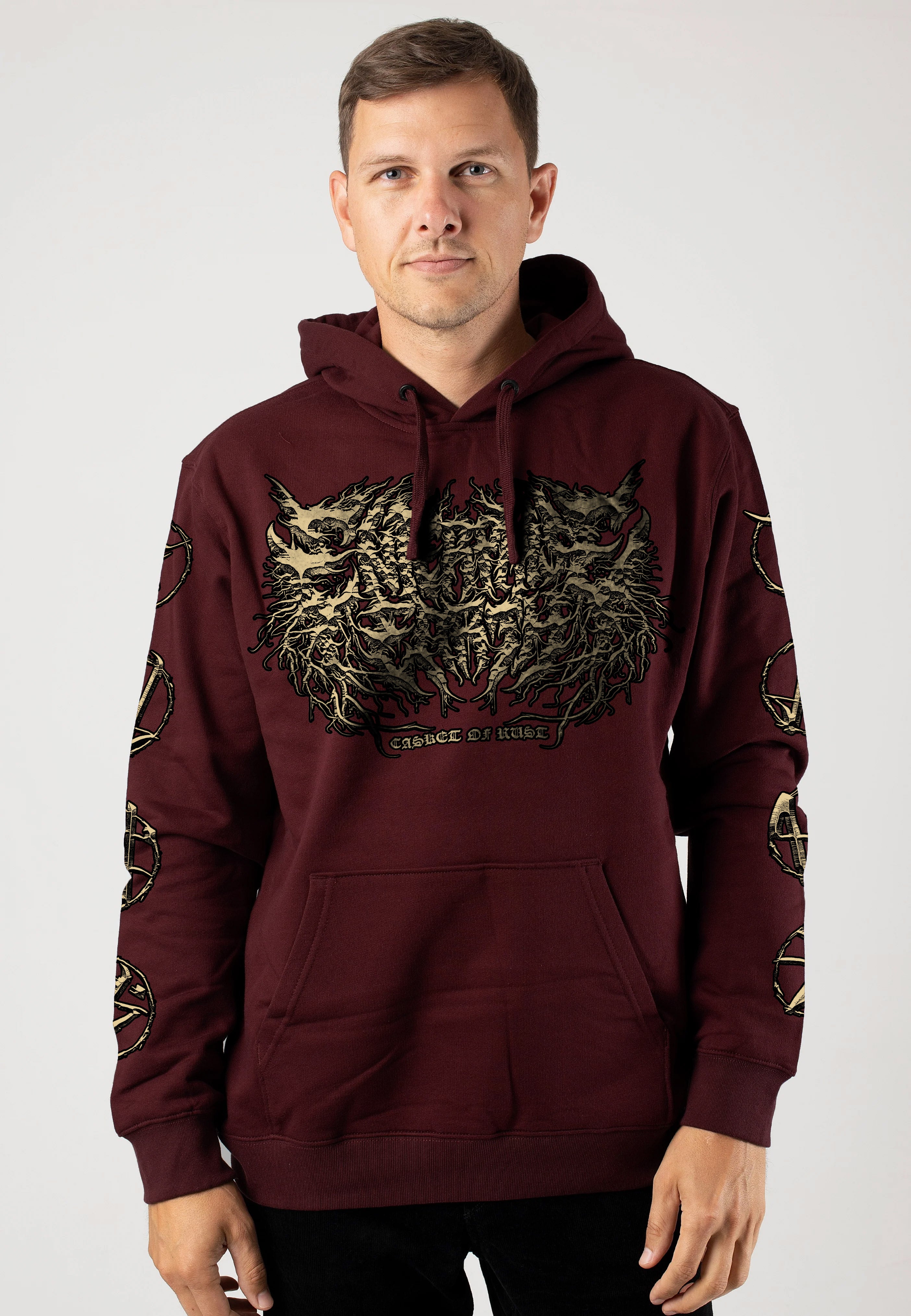 Enterprise Earth - Casket Of Rust Maroon - Hoodie | Men-Image