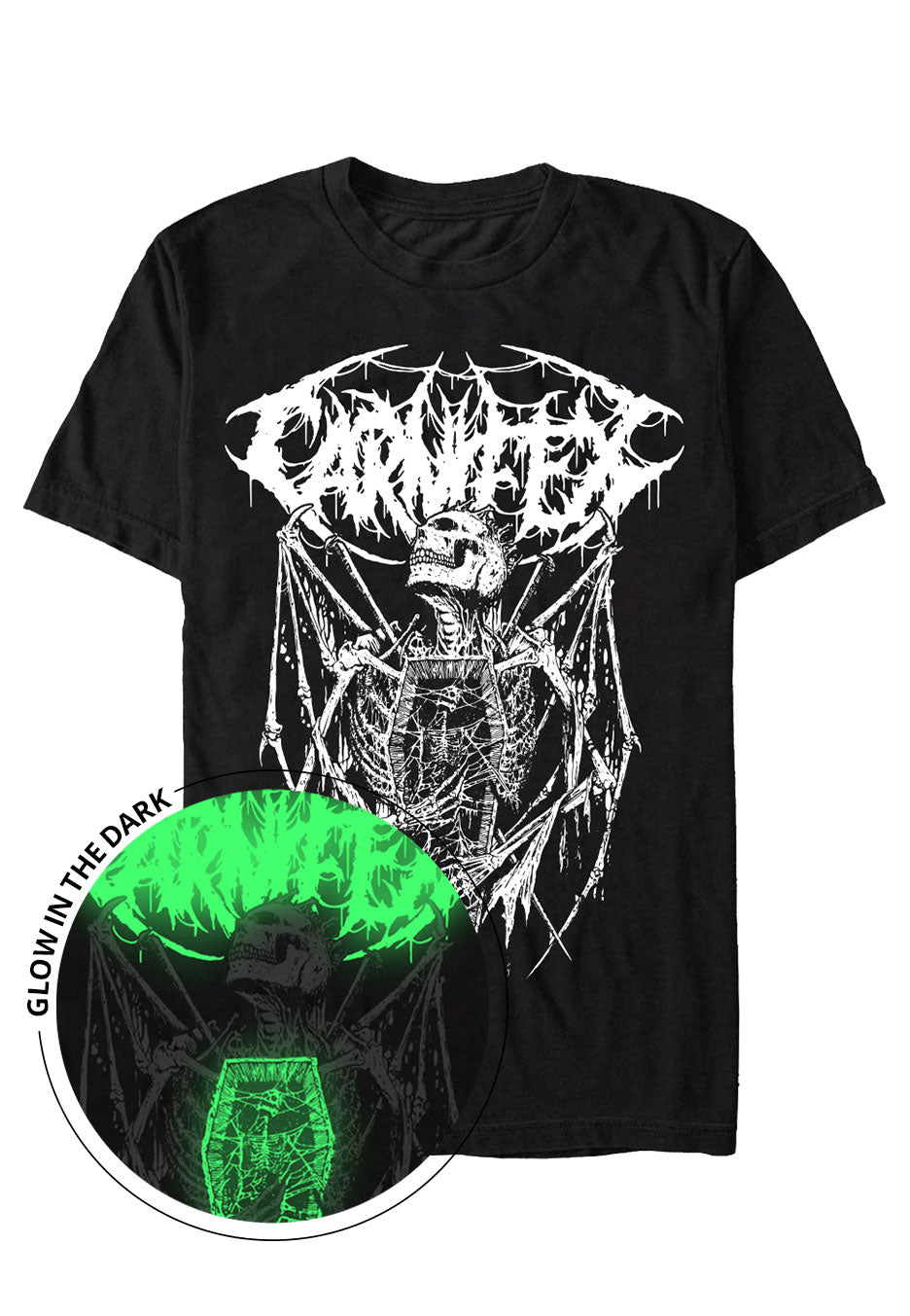 Carnifex - Casket Glow In The Dark - T-Shirt | Men-Image