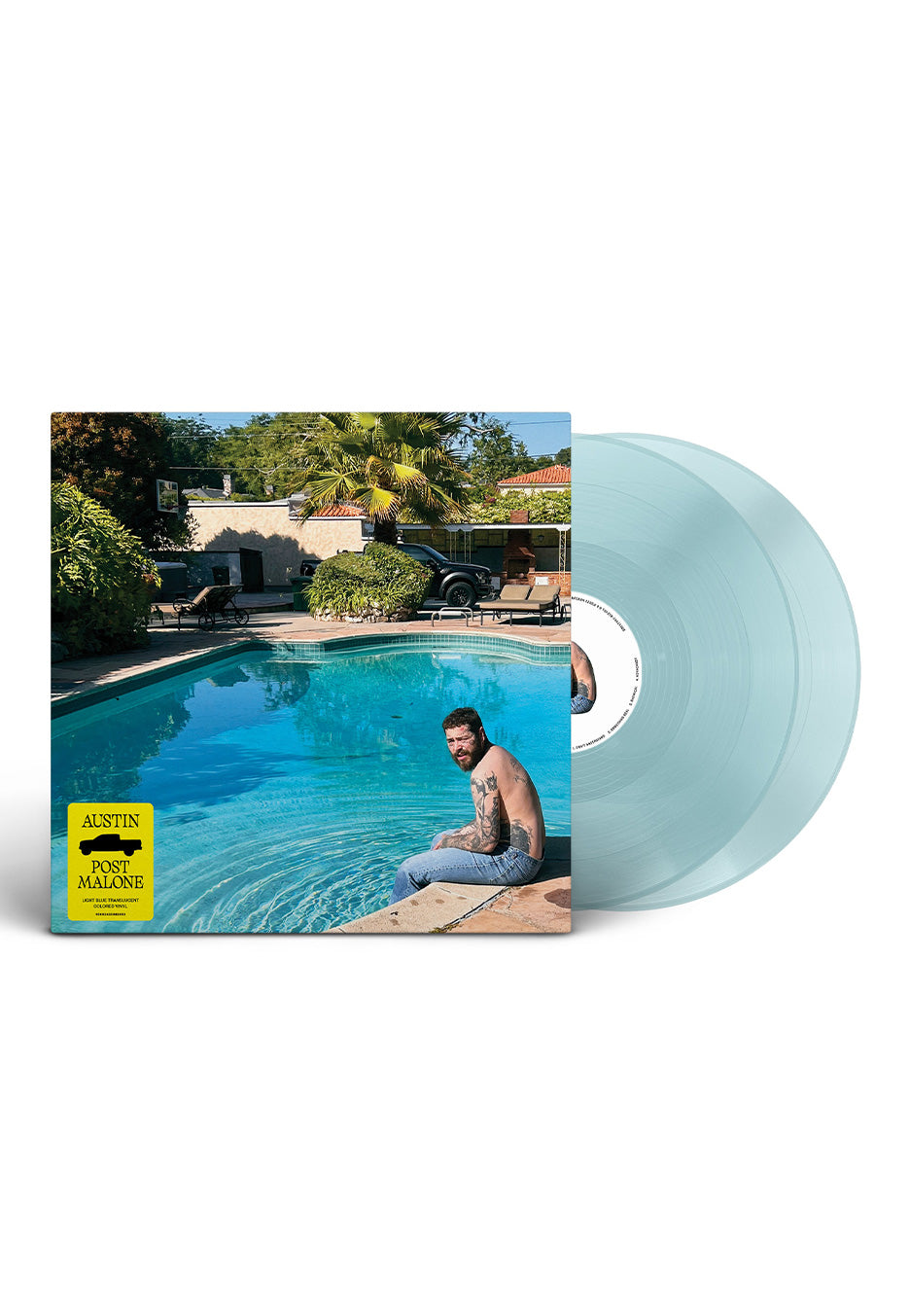 Post Malone - Austin Ltd. Light Blue - Colored 2 Vinyl | Neutral-Image