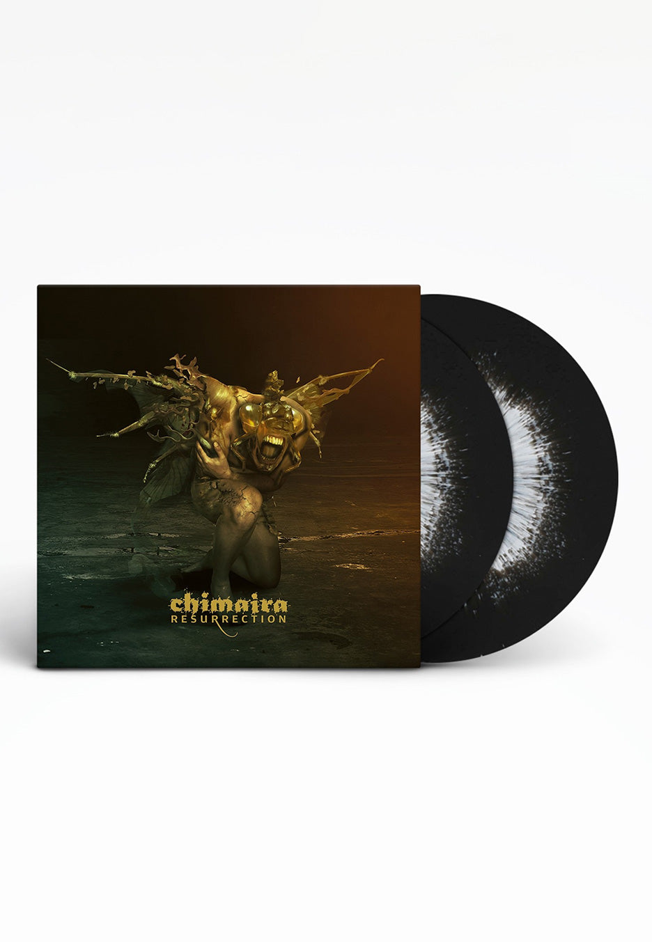 Chimaira - Resurrection Ltd. Black w/ White - Splattered 2 Vinyl | Neutral-Image